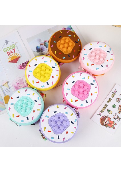 No.5 Tarzı Yeni Moda Pop It Fidget Oyuncak Kadınlar Çanta Cüzdan El Oyunu Basın Balon Topu Oyuncakları Çocuklar Için Amac: (Yurt Dışından) modelleri