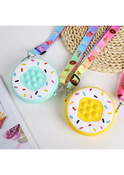 No.5 Tarzı Yeni Moda Pop It Fidget Oyuncak Kadınlar Çanta Cüzdan El Oyunu Basın Balon Topu Oyuncakları Çocuklar Için Amac: (Yurt Dışından) fırsatları