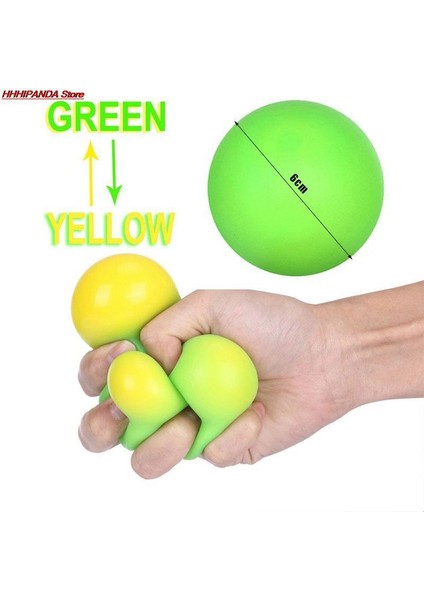 6cm Yeşil Stil Giderici Renk Değiştiren Sıkma Topu Dna Çocuklar ve Yetişkinler Için El Oyuncağı Squishy Topu (Yurt Dışından)