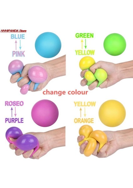 6cm Yeşil Stil Giderici Renk Değiştiren Sıkma Topu Dna Çocuklar ve Yetişkinler Için El Oyuncağı Squishy Topu (Yurt Dışından) fiyatları