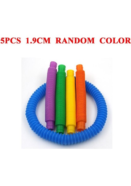 5 Adet 1.9cm Pop Tüp Stili Basın Baloncuklu Dikkat Oyuncakları Giderme Seti Yetişkinler ve Çocuklar Için Duyusal Sıkıştırılabilir Fidget Oyuncaklı Yjn (Yurt Dışından)