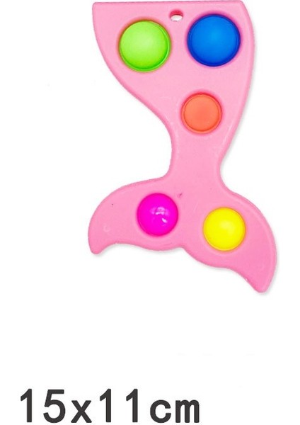 Kestane Tarzı Sekiz Gezegen Basit Dimple Pop Fidget Duyusal Oyuncak Anahtarlık Giderici Tahtası Anksiyete Fidget Oyuncak Çocuklar Için (Yurt Dışından)