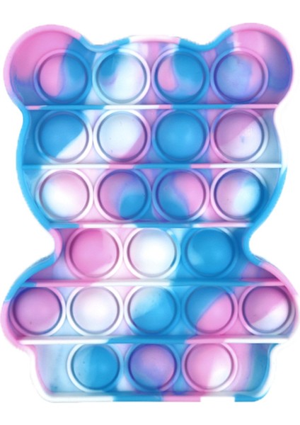 18-1pc Tarzı Pop Fidget Oyuncakları Poppis Gökkuşağı Basma Kabarcık - Oyuncakları Yetişkin Çocuklar Dimple Oyuncakları I Hafifletici Oyuncaklar. (Yurt Dışından)