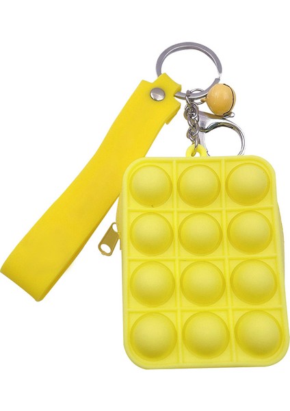 No.23 Tarzı Geliş Silikon Çanta Itme Kabarcıklı Basit Dimple Oyuncak Anahtar Bozuk Para Çantası Popper Duyusal Poppet Bozuk Para Kılıfı Oyuncaklar Poppet (Yurt Dışından)