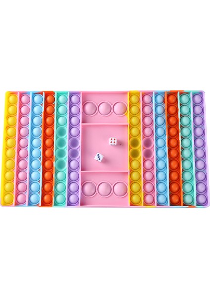 No.14 Tarzı Büyük Boyutlu Fidget Oyuncağı Gökkuşağı Satranç Tahtası Itme Kabarcık Giderici Duyusal Oyuncaklar Aile Ebeveyn-Çocuk Zamanı Etkileşimli Oyun Oyuncak (Yurt Dışından) modelleri