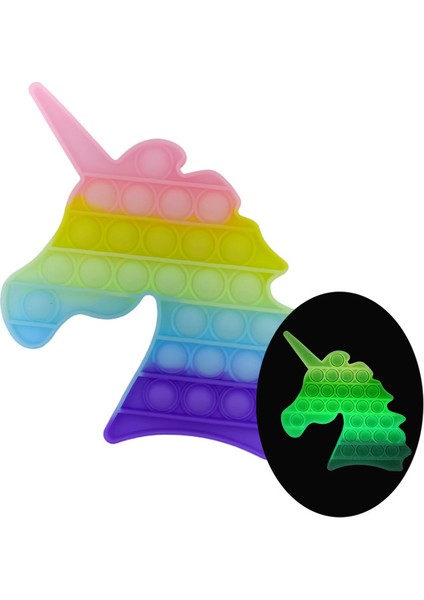 Bordo Tarzı Pop It Aydınlatmalı Oyuncaklar Çocuklar Sevimli Unicornlar Sıkıştırılabilir Dinozor Itme Baloncuk Lollipop Spotify Premium (Yurt Dışından)