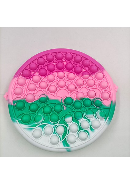 No.1 Tarzı Pop It Çanta Cüzdan Fidget Oyuncaklar Popit Kawaii Squishy Basit Dimple Topu Figet Kiti De Fidget Squish Popi (Yurt Dışından)