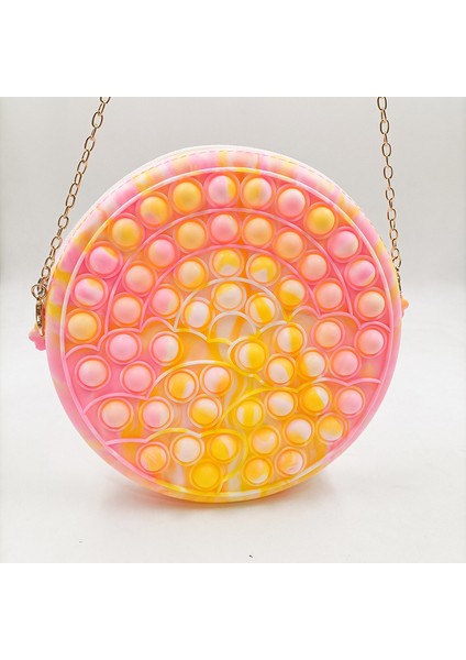 No.1 Tarzı Pop It Çanta Cüzdan Fidget Oyuncaklar Popit Kawaii Squishy Basit Dimple Topu Figet Kiti De Fidget Squish Popi (Yurt Dışından)