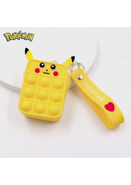 No.2 Tarzı Pokemon Patlama Fidget Oyuncakları Silikon Balon Cüzdan Basit Dimple Itme Balonlar - Mini Bozuk Para Cüzdanı Anahtarlık Noel Hediyesi (Yurt Dışından) fırsatları
