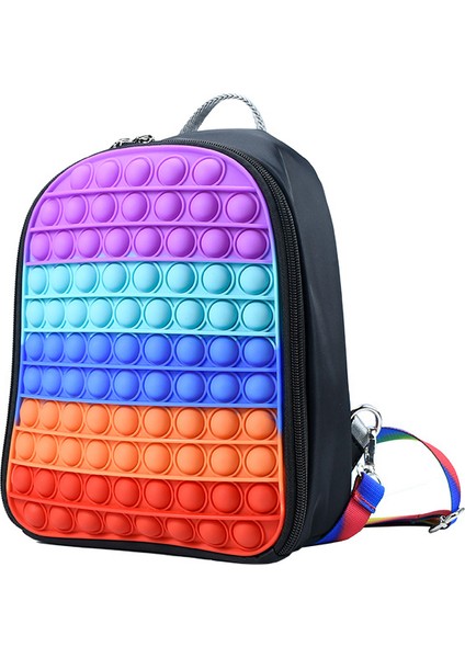 C Stili Yeni Sırt Çantası Pop Silikon Itme Balon Sırt Çantası Öğrenci Çanta Duyusal - Pops Erkek Kız Çocuk Sırt Çantası Çocuk Fidget Oyuncakları (Yurt Dışından)