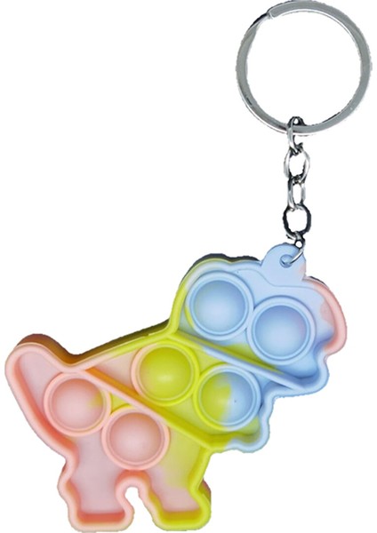 38 Numara Mini Pops Fidget Oyuncak Basit Dimple Anahtarlık Kaygı Duygusal Sıkıştırma Kabarcık Kadın Çocuk Için (Yurt Dışından)