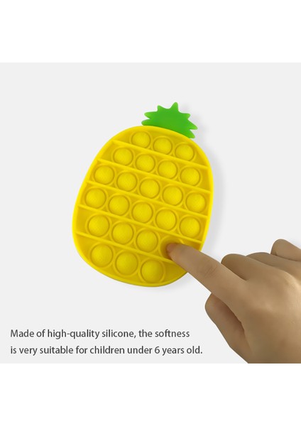 W - Kırmızı Stil En Yeni Dikkat Gerektiren Oyuncak Seti Duyusal Çocuk Oyuncakları Yetişkinler Için Kawaii Oyuncaklar Hamburger Ananas Itme Basma Kabarcık Oyuncaklı It Figet Oyuncak (Yurt Dışından) fiyatları