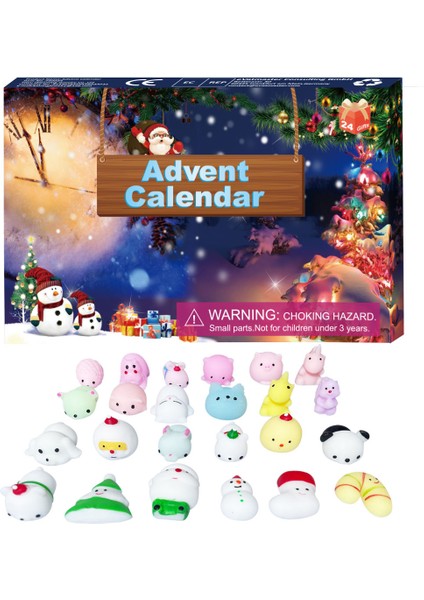 Kutu Stili 24 Fidget Oyuncak Setleri Advent Takvimi Kutusu Yavaş Yükselen Sıkıştırılabilir Sıkıştırılabilir Çocuk Hediye Erkekler Için (Yurt Dışından)