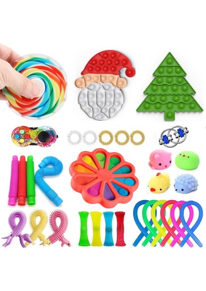 Lacivert Tarzı 148 Tasarım Fidget Oyuncak Seti Kutusu Duyusal Fidget Oyuncaklar Paketi Çocuklar Yetişkinler Için Topu Oyuncakları Paketi Антистресс Sıcak (Yurt Dışından)
