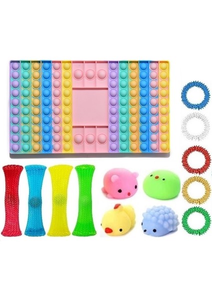 Koyu Gri Tarzı 148 Tasarım Fidget Oyuncak Seti Kutusu Duyusal Fidget Oyuncaklar Paketi Çocuklar Yetişkinler Için Topu Oyuncakları Paketi Антистресс Sıcak (Yurt Dışından)