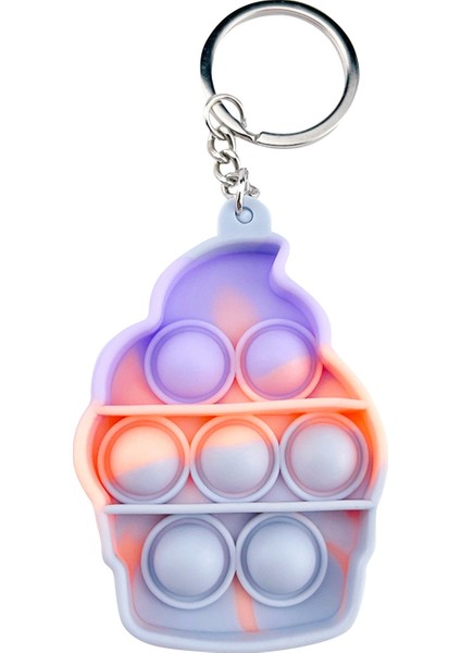 No.23 Tarzı Mini Pops Fidget Oyuncak Basit Dimple Anahtarlık Kaygı Duygusal Sıkıştırma Kabarcık Kadın Çocuk Için (Yurt Dışından)