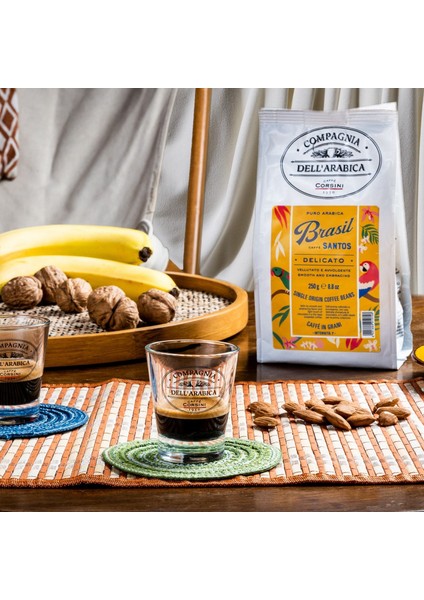 Brezilya Santos %100 Arabica Çekirdek Kahve 250 gr fırsatları