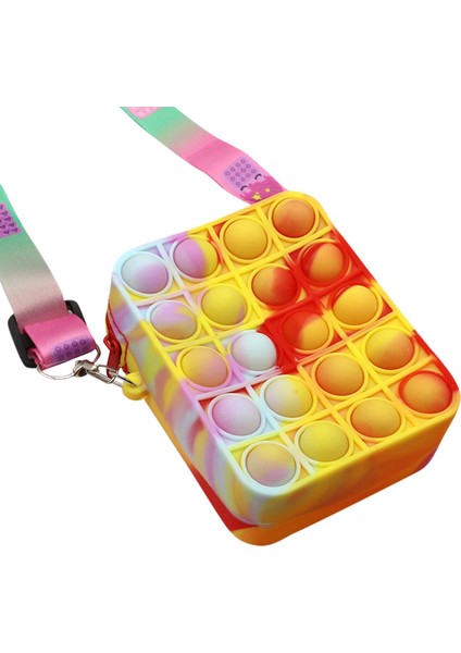 H Tarzı Yeni Büyük Çanta Itme Popits Çocuklar Eğimli Omuz Çantası Fidget Oyuncaklar Pop Pops Bubble Sıkma Oyuncaklar Atma Hediyeleri Kt Çanta Popits (Yurt Dışından)