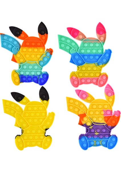 LK321-3355 Stili Pokemon Pikachu Pop It Charizard Oyuncak Pop It Spot Ürünleri Fidget Oyuncak (Yurt Dışından)