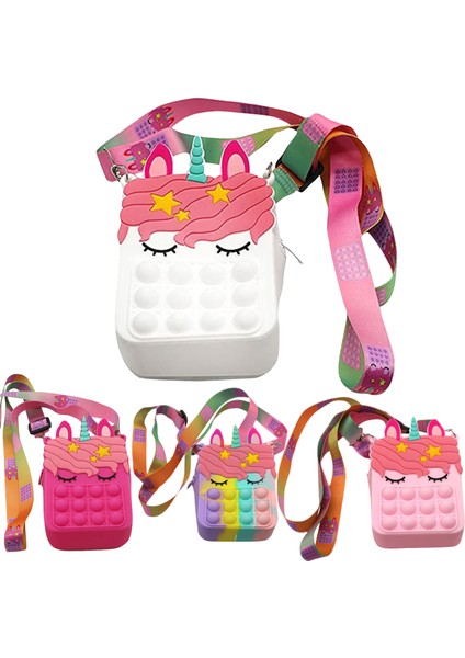 Bir Stil Yeni Büyük Çanta Itme Popits Çocuklar Eğimli Omuz Çantası Fidget Oyuncaklar Pop Pops Bubble Sıkma Oyuncaklar Atma Hediyeleri Kt Çanta Popits (Yurt Dışından)