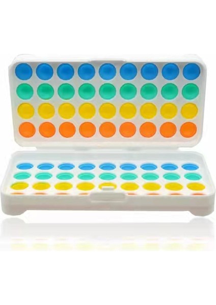 No.8 Stili Büyük Popit Kalem Kutusu Basit Duyusal Silikon Kabarcık Kırtasiye Saklama Çantası Çocuklar Için Giderici Pop It Dikkat Odağı Oyuncak (Yurt Dışından)