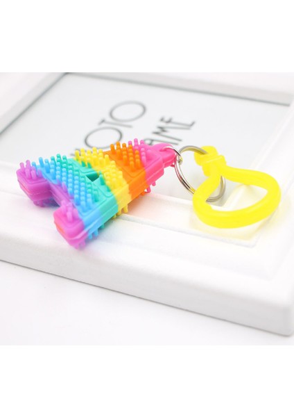 K Tarzı 26 Harf Pop It Çarkı Çocuklar Harf Bulmaca Itme Kabarcık Fidget Eller Oyuncakları Kolye Sıkma Oyuncaklar Yetişkin Hediye (Yurt Dışından) fırsatları