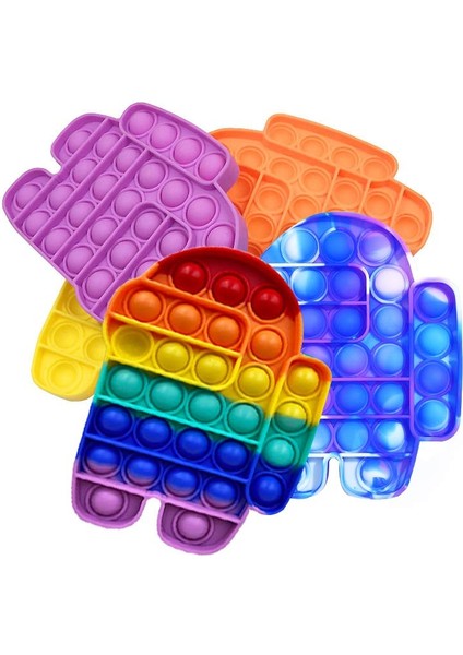 Mavi Stil Sıcak Itme Kabarcık Fidget Oyuncakları Yetişkin Basit Dimple Oyuncak Yumuşak Sıkma Hediye Kutusu (Yurt Dışından) modelleri