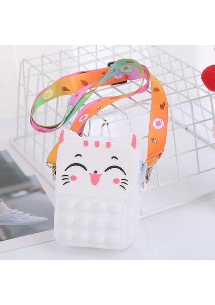 No.25 Tarzı Sıcak Unicorn Çanta Pop It Oyuncaklar Kadın Cüzdanı Mesaj Çantası Itme Kabarcık Basit Düğme Dekompresyon Ppoper (Yurt Dışından)