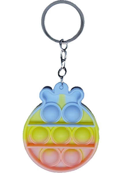 No.41 Tarzı Mini Pops Fidget Oyuncak Basit Dimple Anahtarlık Kaygı Duygusal Sıkıştırma Kabarcık Kadın Çocuk Için (Yurt Dışından)