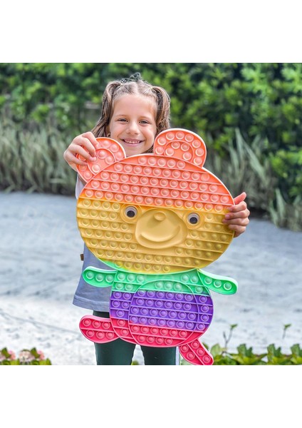 30CM Tarzı Hayvan Dev Pop Xxl Büyük Çarkı Oyuncakları Büyük Itin Aşağı Oyunu Fidget Oyuncak Pop Büyük Basit Ayarlanabilir Çocuk Hediyesi Için (Yurt Dışından)