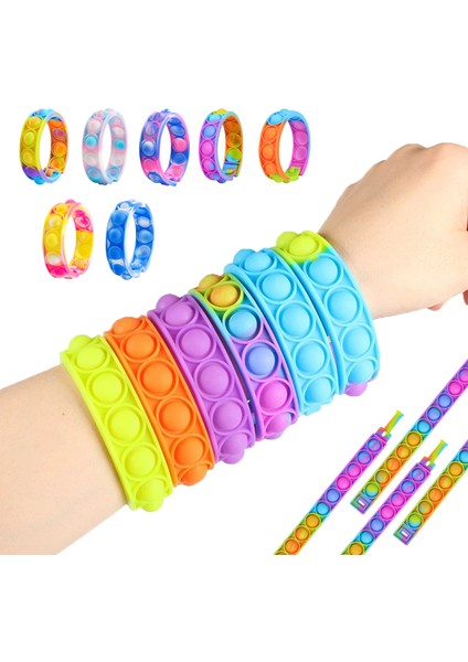 Ben Stil Çocuklar ve Yetişkinler Için Giderici Popit Balonlu Bileklik Fidget Oyuncakları - Türkçe Başlığı (Yurt Dışından) fiyatları