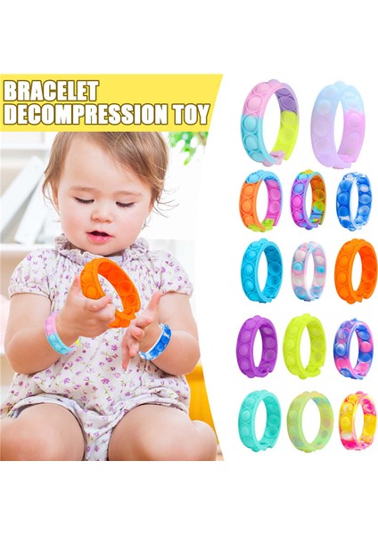 Ben Stil Çocuklar ve Yetişkinler Için Giderici Popit Balonlu Bileklik Fidget Oyuncakları - Türkçe Başlığı (Yurt Dışından) modelleri