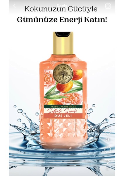 Şeftali Sepeti Duş Jeli 750 ml modelleri
