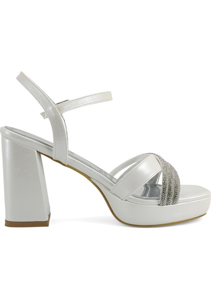 1018 1 25YA Kadın Abiye Ayakkabı Sedef modelleri
