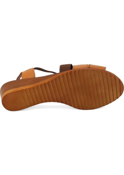 2735 25YS Kadın Günlük Sandalet Taba fırsatları