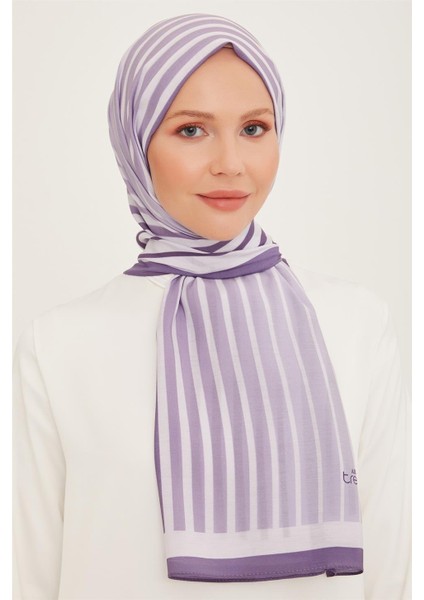 Trend Çizgi Desen Modal Şal 5746 - 27