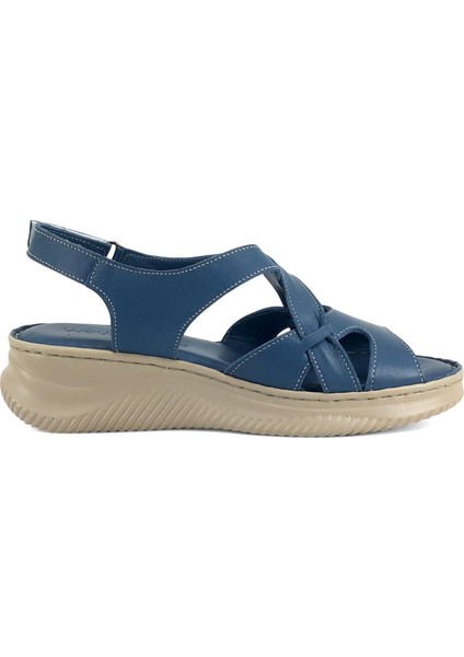 2370 25YS Kadın Günlük Sandalet Kot Mavi modelleri
