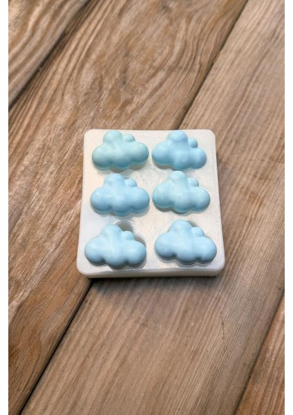 Bubble Bulut Mini Altılı Silikon Mum Kalıbı