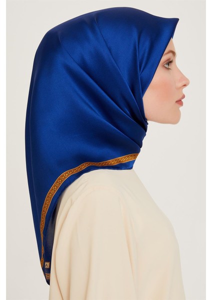 Klasik Desenli Sura Saf İpek Eşarp 9261D 07 55