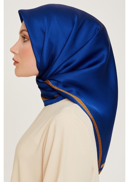 Klasik Desenli Sura Saf İpek Eşarp 9261D 07 55
