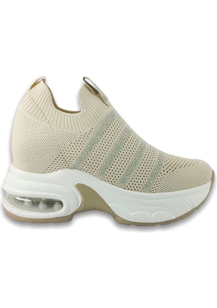 300 4 25YA Kadın Sneaker Günlük Ayakkabı Bej fiyatları