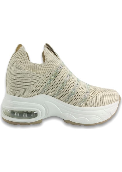 300 4 25YA Kadın Sneaker Günlük Ayakkabı Bej modelleri