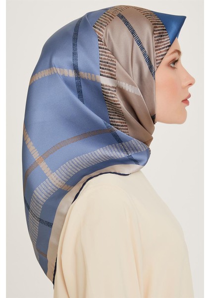 Geometrik Desenli Sura Saf İpek Eşarp 9206D 06 fiyatları