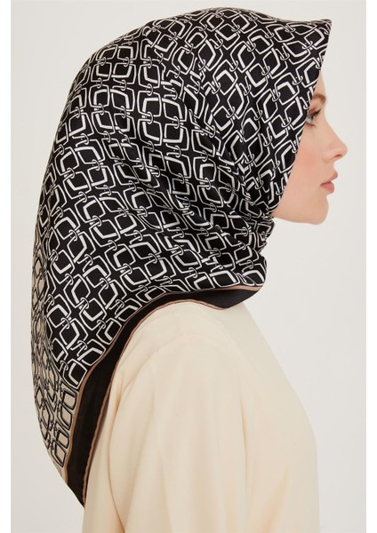 Klasik Desenli Twill Saf İpek Eşarp 9248D 05 50 fiyatları