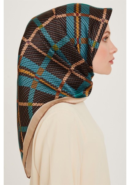 Geometrik Desenli Sura Saf İpek Eşarp 9247D 37 fiyatları