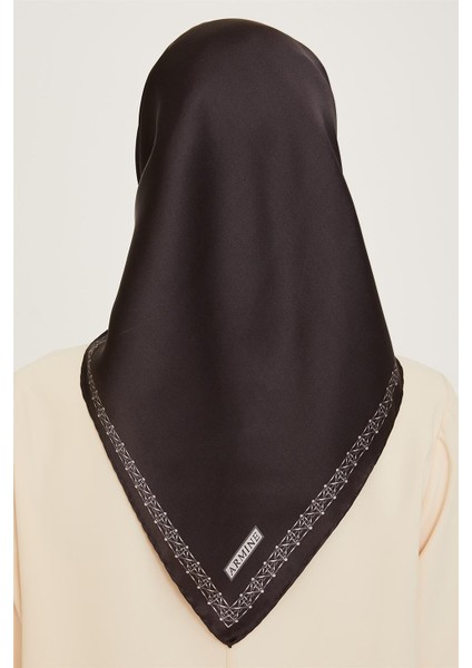 Klasik Desenli Sura Saf İpek Eşarp 9260D 03 80