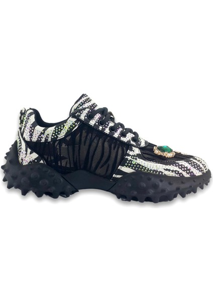 338 25YA Kadın Sneaker Günlük Ayakkabı Siyah