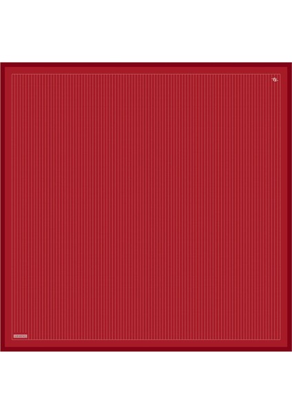 Çiçek Desenli Saf İpek Twill Eşarp 9353 85