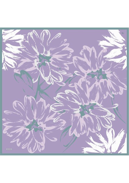 Klasik Desenli Saf İpek Twill Eşarp 9327 57 fırsatları