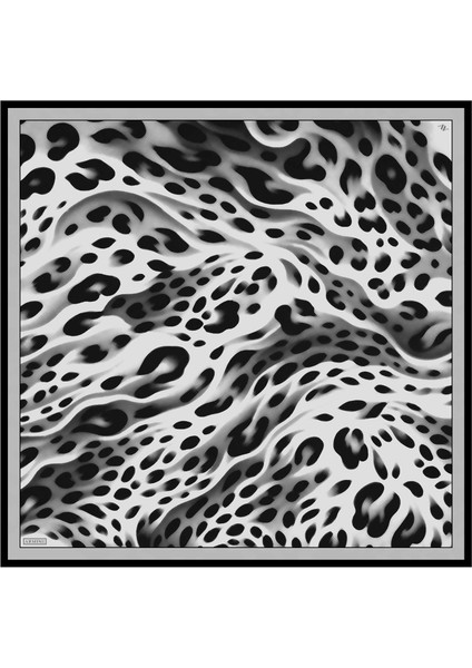 Geometrik Desenli Saf İpek Twill Eşarp 9325 32 modelleri